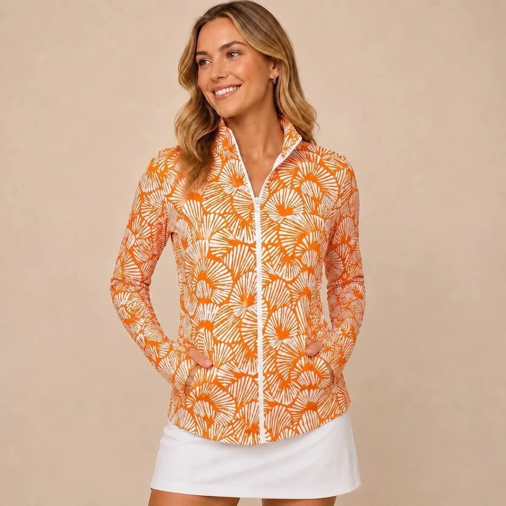 Tommy Bahama Golf  "Shell We Dance"Full-Zip Jacket XL - Picture 2 of 9